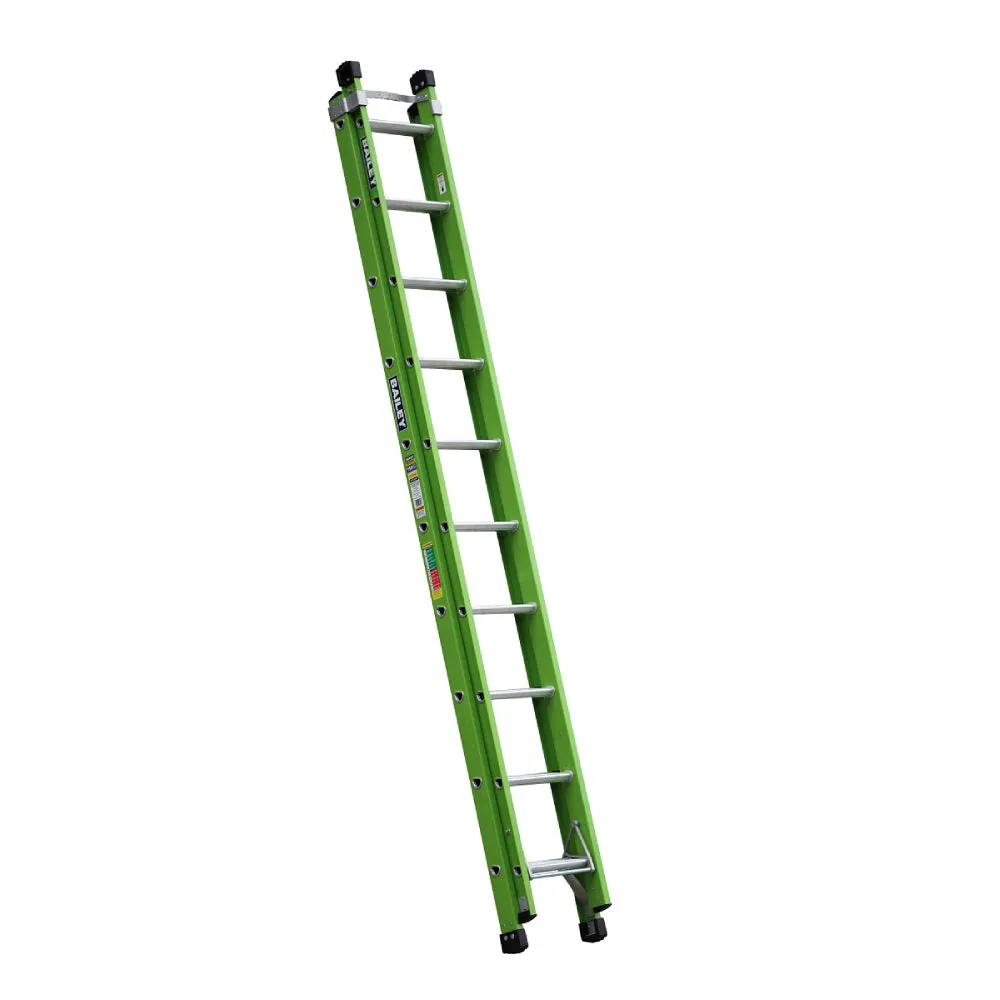 Bailey FS13918 150kg 10 Rung 3.2m/5.3m Pro PUNCHLOCK FSXN Fibreglass Extension Ladder