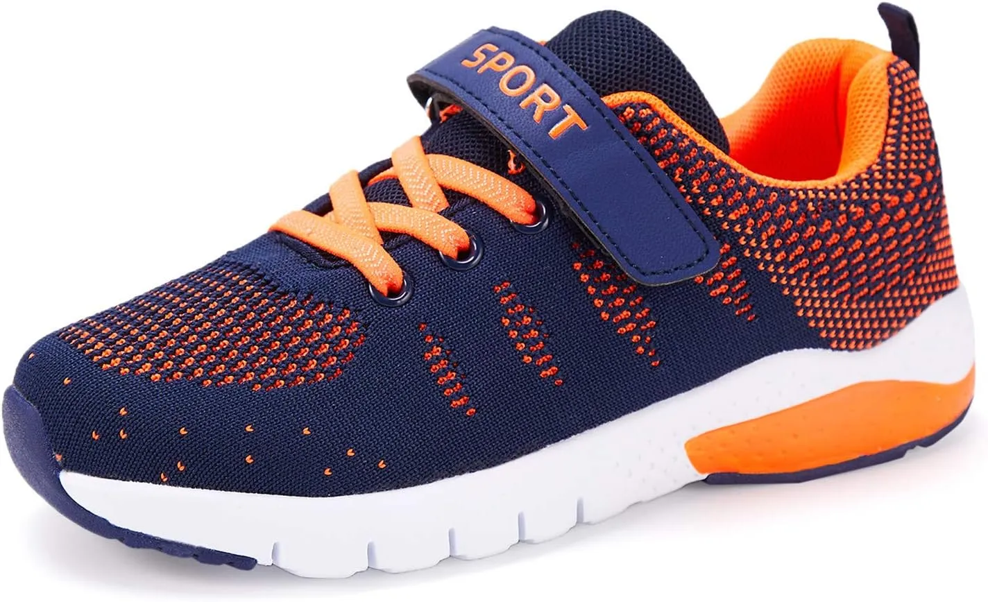 Caitin Kids Running Tennis Shoes Lightweight Casual Walking Sneakers for Toddler Little Big Boys and Girls
