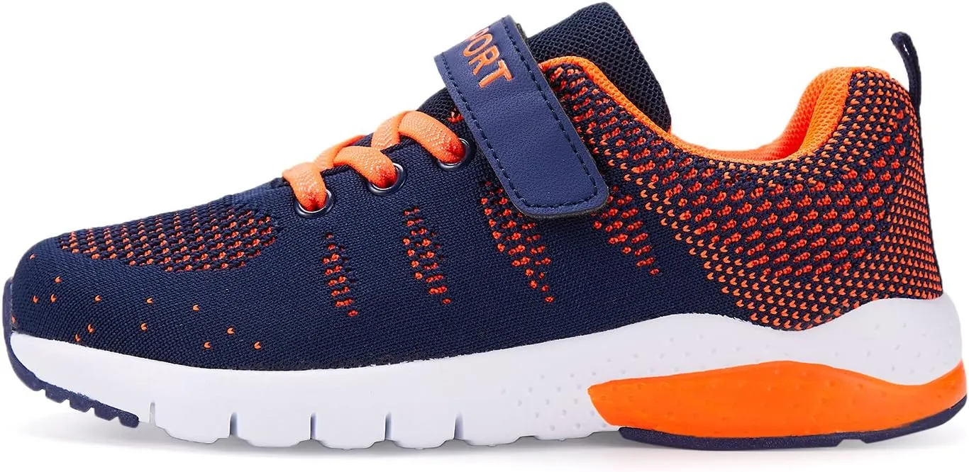 Caitin Kids Running Tennis Shoes Lightweight Casual Walking Sneakers for Toddler Little Big Boys and Girls