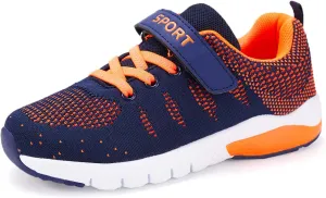 Caitin Kids Running Tennis Shoes Lightweight Casual Walking Sneakers for Toddler Little Big Boys and Girls
