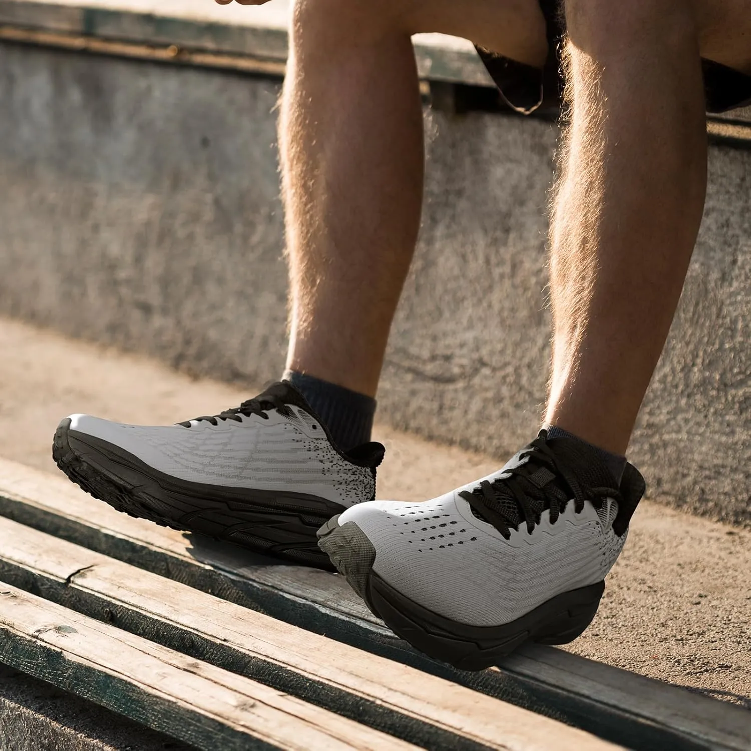 Mens Running Shoes Tennis Slip On Walking Shoes Breathable Non Slip Athletic Workout Gym Fashion Sneakers
