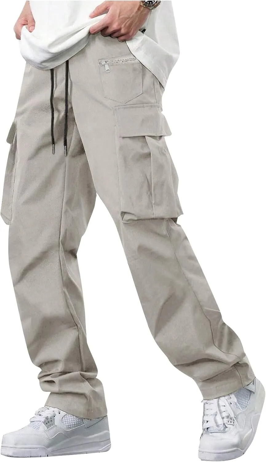 Mens Tactical Pants Climbing Running Lightweight Cargo Pants Flexible Flexcamo Ripstop Waterproof Work Pants