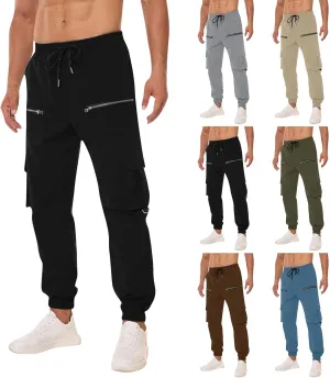 Mens Tactical Pants Travel Climbing Water-Resistant Work Pants Waterproof Flexible Lightweight Quick-Dry Cargo Pants